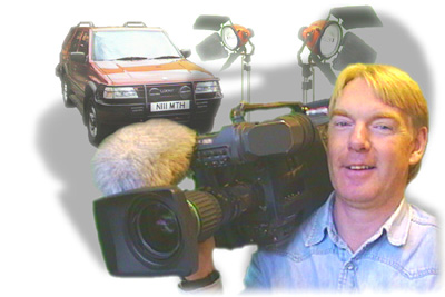 Tim with his Ampex400P Broadcast Camcorder